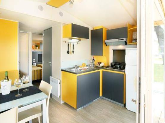 Mobile home COTTAGE 2 habitaciones (TV - covered terrace 7m² - area 26m²)