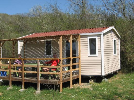 Cabin Lodge 12 m² (1 habitación) + terraza cubierta