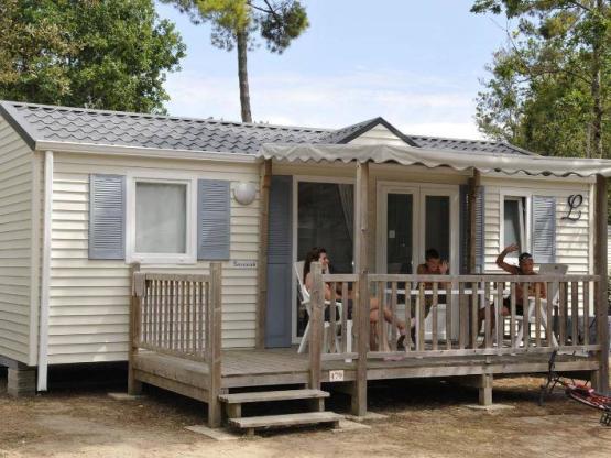 MOBIL-HOME Classique 2 habitaciones - terraza