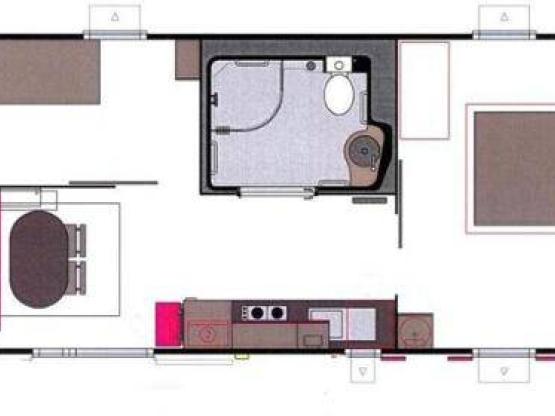 Mobilheim Andaro 32,50m² - behindertengerechtes