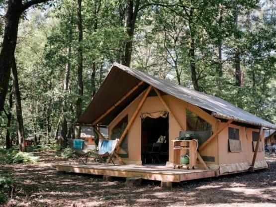 Tente toile & bois Trappeur poêle