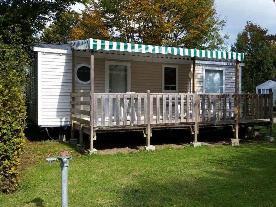 Mobil-home Confort 29 m² (3 habitaciones) + terraza cubierta