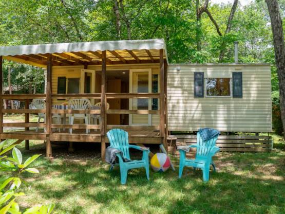 Mobilhome Rétroc 38m² terraza cubierta 2 habitaciones