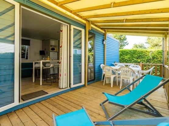 Mobilhome Grand Large 34.5m² (3 habitaciones) + TV + terraza