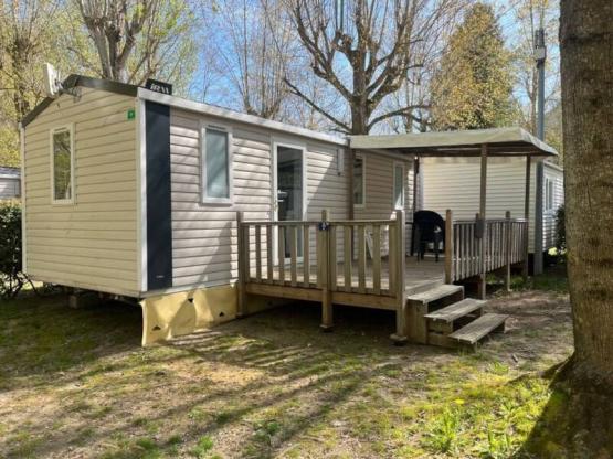 Mobilhome Confort 24m² 2 habitaciones - Terraza semi-cubierta + TV