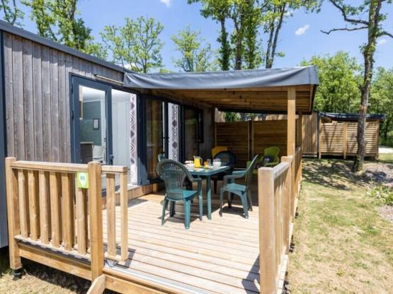 Mobilhome Rocamadour 26m² con sanitarios + terraza