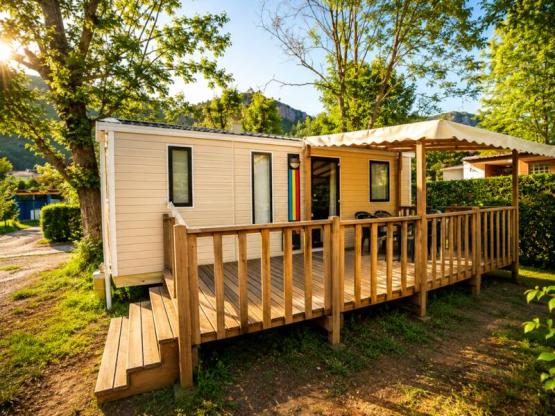 Mobilhome Modulo Confort 30m² 2 habitaciones - terraza cubierta + TV