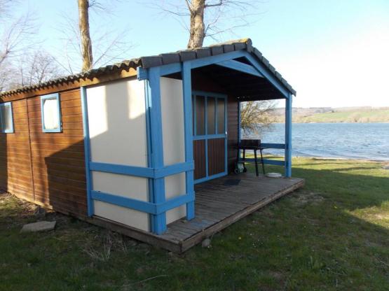 Bungalow de madera + WC 20 m²