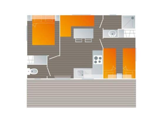 Cotinière 2 habitaciones 29m²