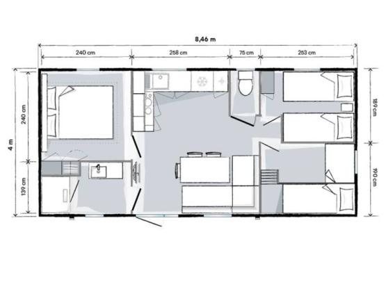 Vert Bois 3 bedrooms 35m²