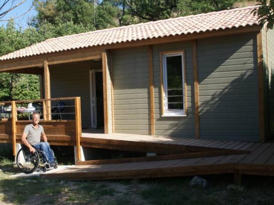 Chalet 35m² CONFORT+ 2 habitaciones - terraza cubierta (adaptado para discapacitados)