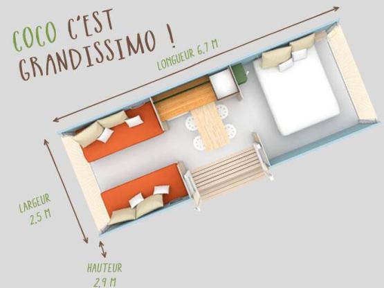 Coco Sweet 2 habitaciones - sin baño