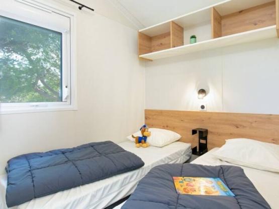Mobil-home ~26m² 2 chambres + climatisation