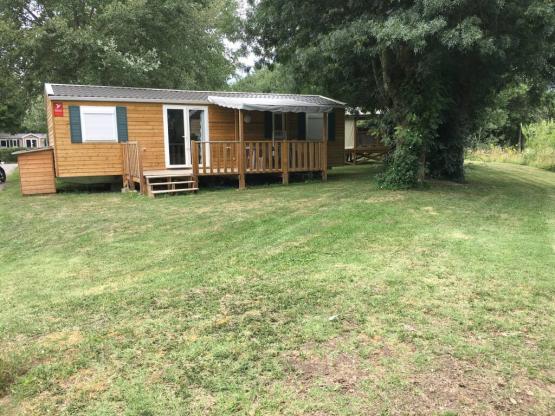 Mobilhome Premium 4 habitaciones 40m² + Terraza semi-cubierta + TV