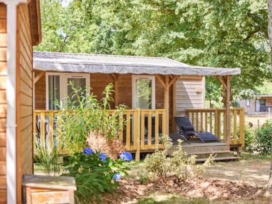 Premium Mobilhome 36m²  (2 habitaciones) 2 cuartos de baño - Terraza semi-cubierta