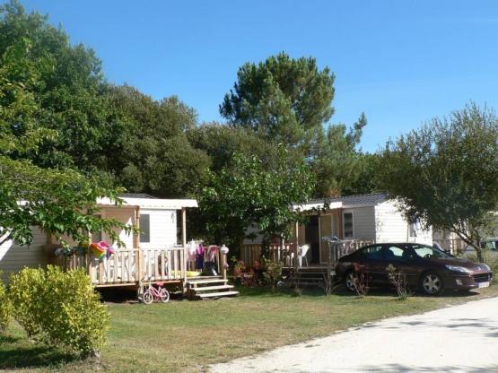 Mobilhome CONFORT+ 26m² - 2 habitaciones + Terraza semi-cubierta