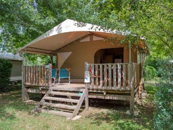 Lodge Canada 20m² - 2 Zimmer - überdachte Terrasse 13m²