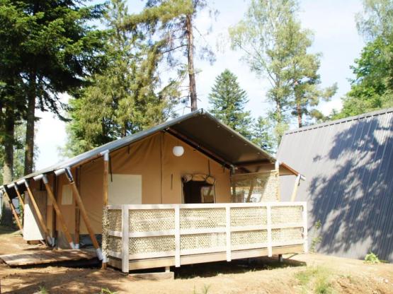 Tienda SAFARI Premium 35m² (2 habitaciones) + terraza semi-cubierta