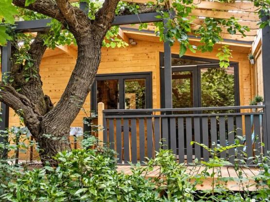 Confortable chalet de madera de lujo - Aire acondicionado