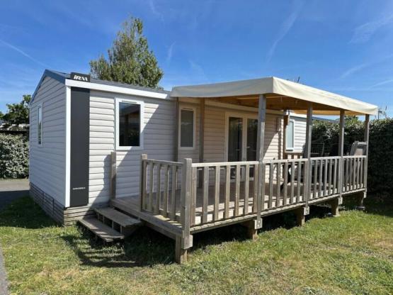 Mobilhome Confort TITANIA 30m² - 3 habitaciones + Terraza semi-cubierta 15m²