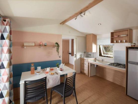 Mobilhome adaptado para personas con movilidad reducida 2 habitaciones, Aire acondicionado, TV