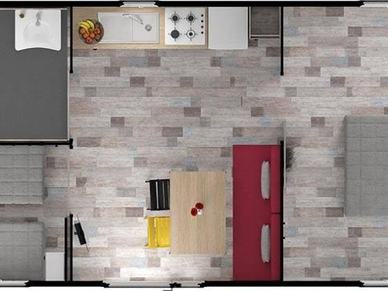 Mobile-home Grand Confort - 31m² - 2 bedrooms - adapted to the people with reduced mobility