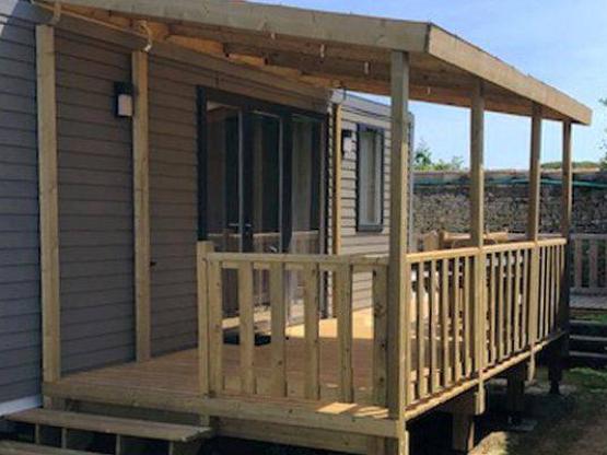 Stacaravan Premium XXL 36m² clim-  TV inclus