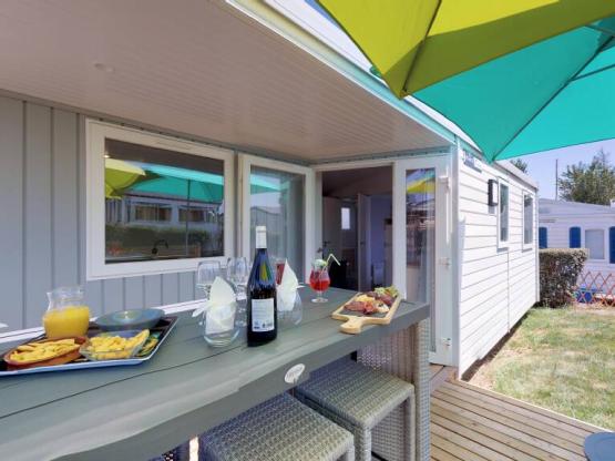 Mobilhome Premium terraza cubierta 2 habitaciones
