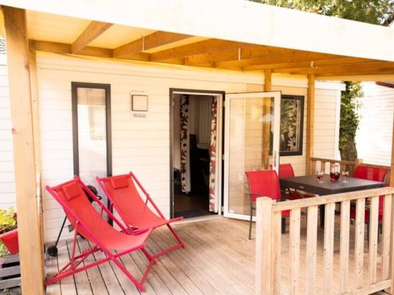 Mobilhome Bermudes 27 m² + terraza