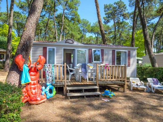 Mobilheim Classique 3sz (ohne TV) | STANDARD - 30m² - Entdeckerterrasse