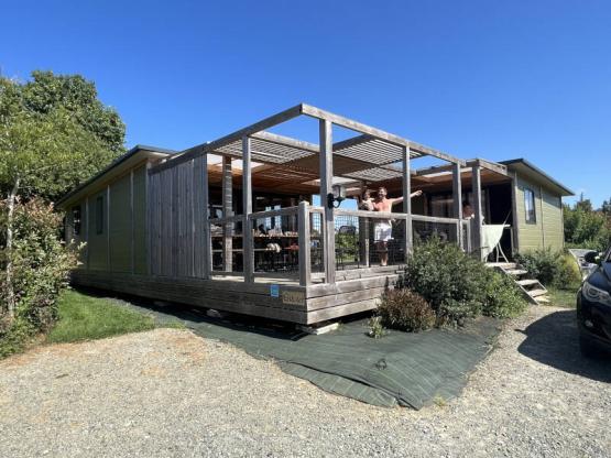 Ecolodge tribu 4 habitaciones + TV + terraza cubierta + Lavavajilla + wifi