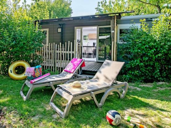 Mobilhome Lavandin - 2 cuartos de baño - terraza cubierta - aire acondicionado