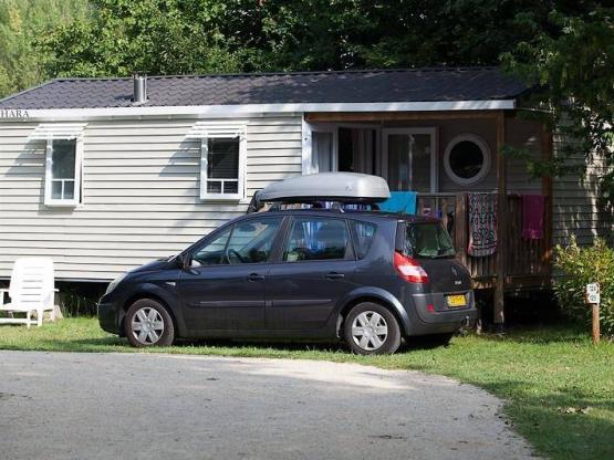 Mobilhome Le Châtaignier 29m² (2 habitaciones) +  terraza + TV,  free WIFI*