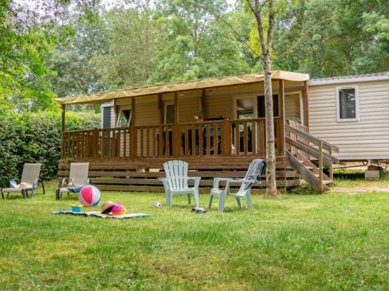 Mobilhome PREMIUM Albi-3 / 3 habitaciones, 2 cuartos de baño - aire acondicionado, Sábanas